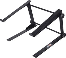 Laptopstativ med monteringsbeslag – justerbart för 12–17"", Svart