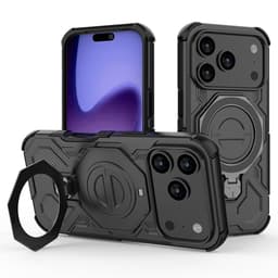 SKALO Armor Roterbar Ring Skal för iPhone 17 Pro - Svart