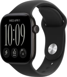 Apple Watch Series 12 42mm GPS (sort aluminium/sort Sport Band) M/L