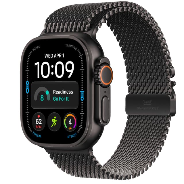 Apple Watch Ultra 4 49mm LTE (Black Titanium/Black Titanium Milanese Loop) M