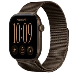 Apple Watch Series 12 46mm GPS (mørk bronze aluminium/mørk bronze Milanese Loop) M/L