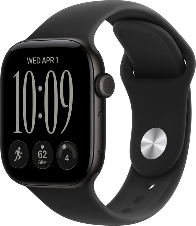 Watch Series 12 42mm (Black Aluminium/Black Sport Band) S/M