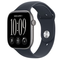Apple Watch Series 12 46mm CEL (stjernegrå aluminium/marineblå Sport Band) S/M