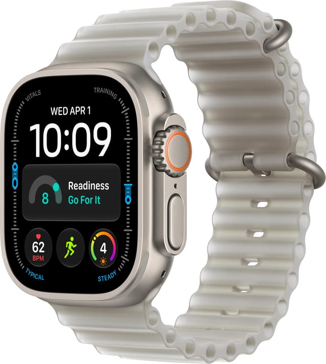 Watch Ultra 4 49mm (Natural Titanium/Translucent Grey Ocean Band)
