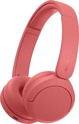 Sony WH-CH535 trådlösa on-ear-hörlurar (röda)