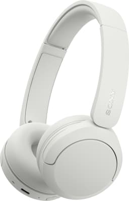 Sony WH-CH535 trådlösa on-ear-hörlurar (vita)