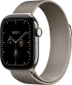 Apple Watch Series 12 42mm CEL (naturlig titanium/naturlig Milanese Loop)