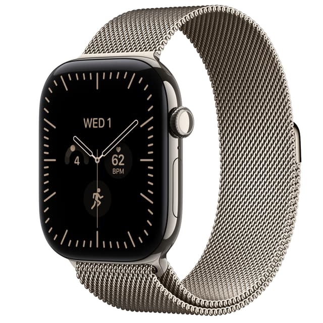 Watch Series 12 46mm (Natural Titanium/Natural Milanese Loop) M/L