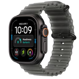 Apple Watch Ultra 4 49mm CEL (sort titanium/gennemsigtig sort Ocean Band)