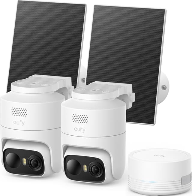 Eufy eufyCam C37 säkerhetskamera 2-pack (vit)