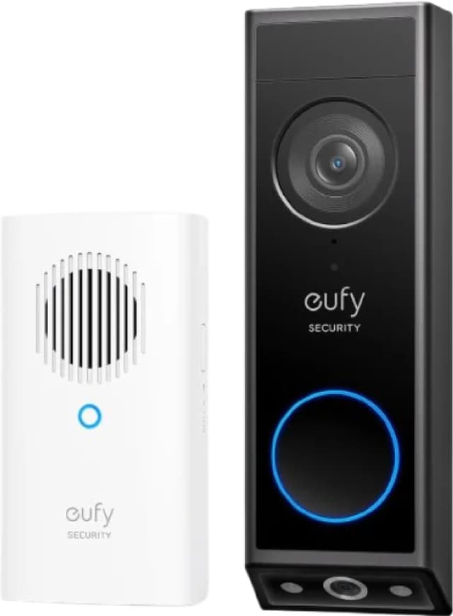 Eufy E340 ringeklokke med kamera + chime 2K (svart)