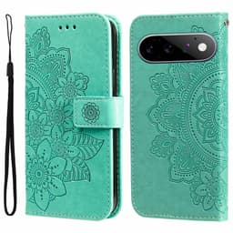 Blomstermønstret telefonlommebokdeksel til Google Pixel 11 Pro og Google Pixel 11