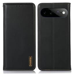 KHAZNEH Telefonlommebokdeksel i ekte skinn med Nappa-tekstur til Google Pixel 11 Pro XL
