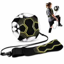 Elastiskt träningsband till fotboll Gul/Svart