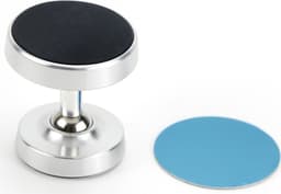 Magneettinen puhelinteline autoon 360 astetta kiertämiseen Silver