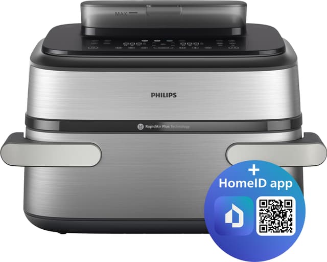 Philips 5000 Series airfryer NA565/02 (svart/sølv)