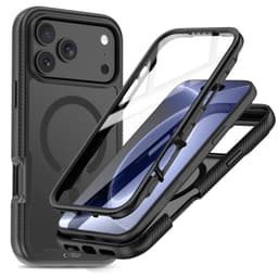 Tech-Protect Defense MagSafe Skal med integrerat Skärmskydd för iPhone 17 Pro Max - Mattsvart