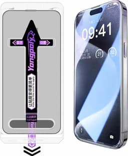 SKALO YONGPOLY Heltäckande Skärmskydd Härdat Glas för iPhone 18 Pro