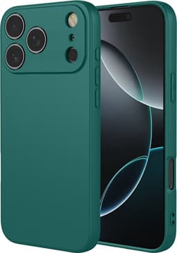 SKALO Ultratunn TPU Skal för iPhone 18 Pro Max - Mörkgrön