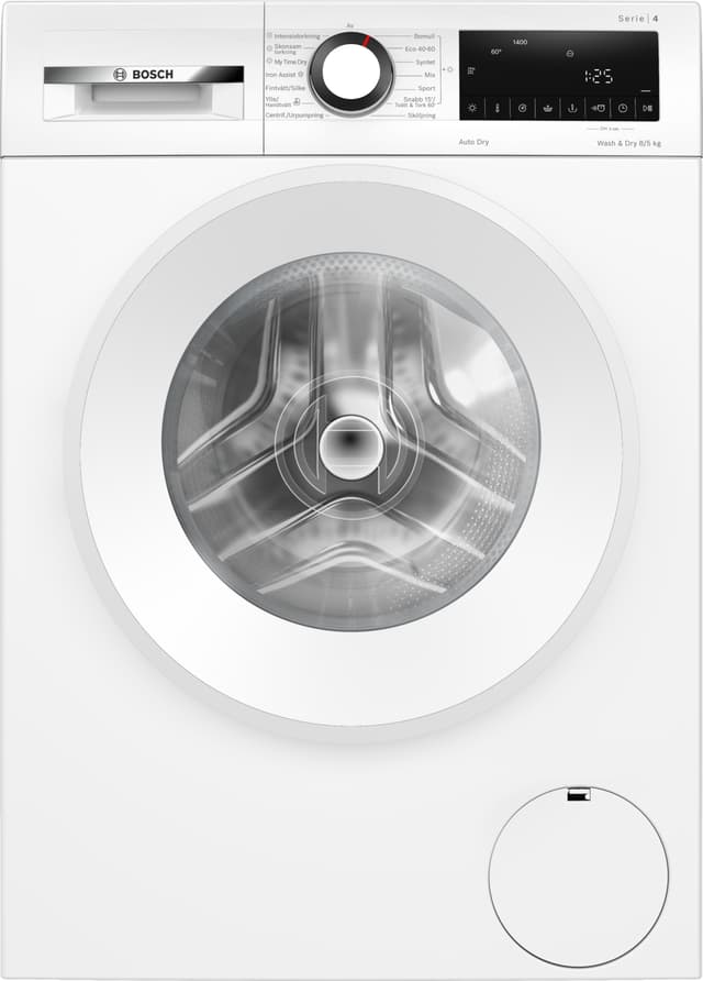 Serie 4 kombinerad tvättmaskin/torktumlare WNA13400SN (8/5kg)