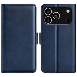 SKALO Premium ID Plånboksfodral för iPhone 18 Pro Max - Blå