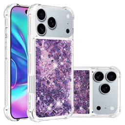 SKALO Kvicksand Glitter Skal för iPhone 18 Pro - Lila