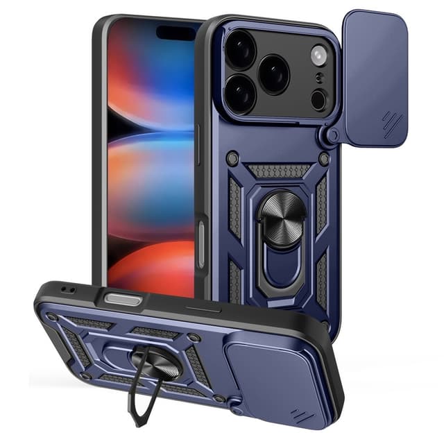 SKALO Armor Metallring Kameraslider Skal för iPhone 18 Pro