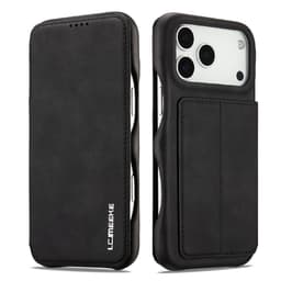 SKALO LC.IMEEKE Ultratunn design Plånboksfodral för iPhone 18 Pro - Svart