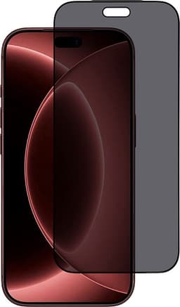 SKALO Matt Privacy Skärmskydd i Härdat glas för iPhone 18 Pro - Svart