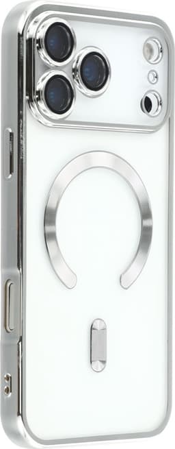SKALO Metallic TPU Skal för iPhone 18 Pro Max - Silver