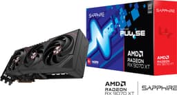 SAPPHIRE PULSE AMD Radeon RX 9070 XT GAMING 16 GB grafikkort
