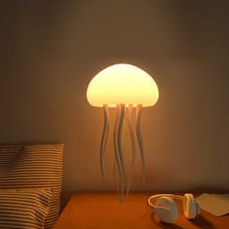 Stemmekontrollert Manetlampe - Fargerik Gradient, Hengende Modell, Stressreduserende