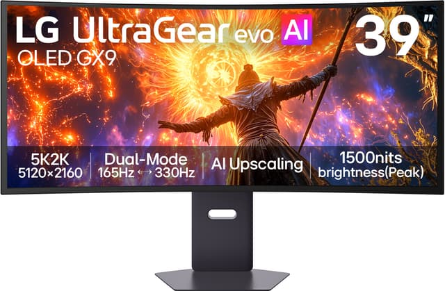 LG UltraGear evo 39GX950B 39'' WUHD/OLED/165Hz/0.03ms gaming-skärm