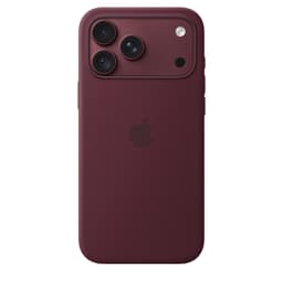 Apple iPhone 18 Pro Max Silicone deksel med Magsafe (Burgundy)