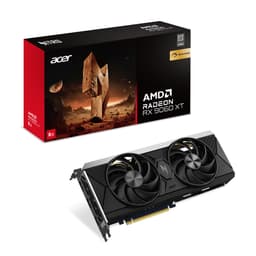 Nitro Radeon RX 9060 XT 8GB grafikkort (svart)