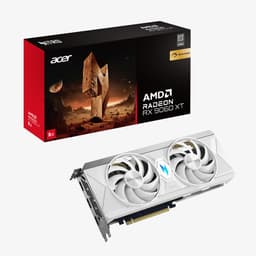 Acer Nitro Radeon RX 9060 XT 8 GB näytönohjain (valkoinen)