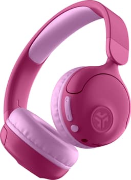 JLAB JBuddies Pop trådlösa on-ear hörlurar (rosa)