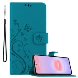 Samsung Galaxy A37 Suojakuori Lompakkokotelo Kukka
