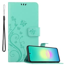 Samsung Galaxy A27 Suojakuori Lompakkokotelo Kukka