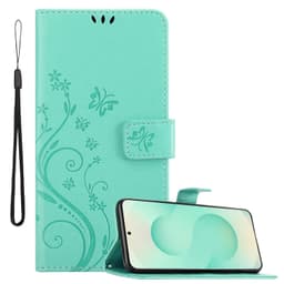 Samsung Galaxy S26 Plus Suojakuori Lompakkokotelo Kukka