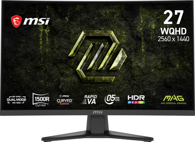 MSI MAG 275CQDF X24 27/VA/240Hz/1ms spelskärm