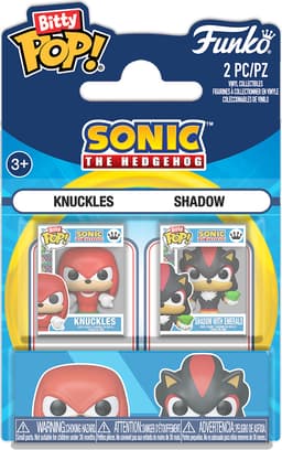 Funko Bitty POP! Sonic the Hedgehog minifiguurit (Knuckles & Shadow, 2 kpl)