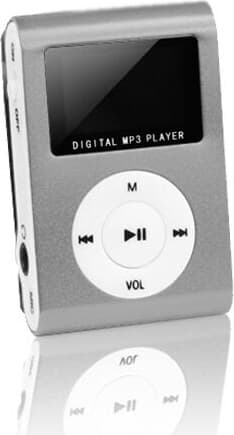 Setty MP3-spelare med LCD-skärm – Silver