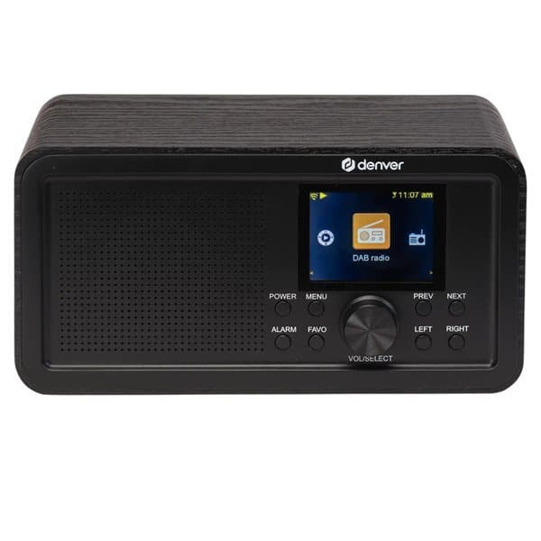 Denver DIR-200 DAB-radio med Bluetooth / internetradio / WiFi radio med DAB FM