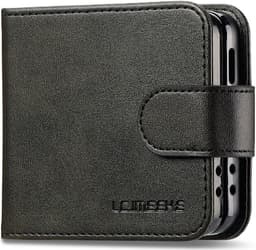 LC.IMEEKE Puhelinkotelo vasikannahkatekstuurilla Samsung Galaxy Z Flip8 puhelimelle