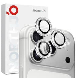 NORTHJO Glitter kameran linssuoja iPhone 18 Pro / 18 Pro Max puhelimelle