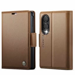 CASEME Kiiltävä puhelimen lompakkokotelo Samsung Galaxy Z Fold8 puhelimelle