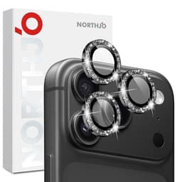 NORTHJO Glitter kameran linssuoja iPhone 18 Pro / 18 Pro Max puhelimelle