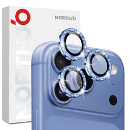 NORTHJO Glitter kameran linssuoja iPhone 18 Pro / 18 Pro Max puhelimelle