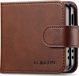 LC.IMEEKE Puhelinkotelo vasikannahkatekstuurilla Samsung Galaxy Z Flip8 puhelimelle